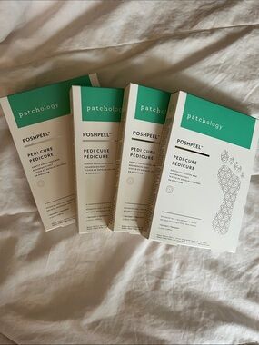 Patchology PoshPeel Pedi Cure Foot Peel -  Set of 4 Treatments